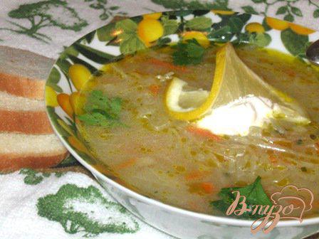 фото рецепта: Луковый суп с капустой