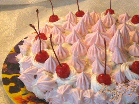 фото рецепта: Сметанный торт «Вишневая феерия»