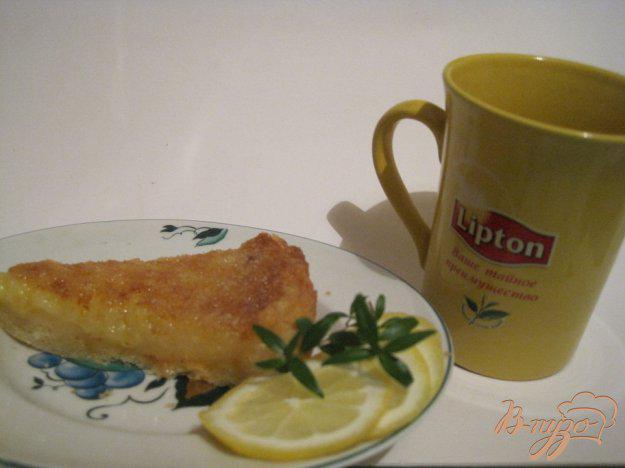 фото рецепта: Лимонный пирог «Крем -брюле»