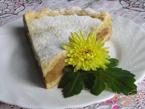 фото рецепта: Грушево-яблочный пирог с корицей