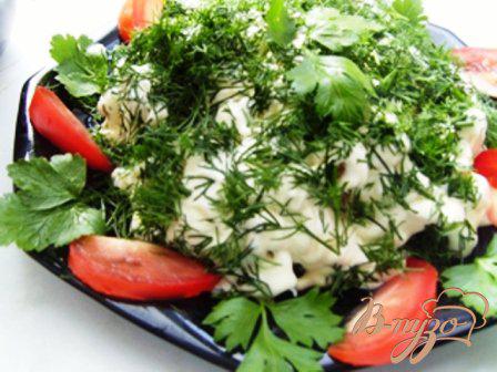 фото рецепта: Простой рыбный салат