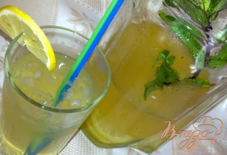 фото рецепта: Лимонно-мятный напиток «Свежесть»