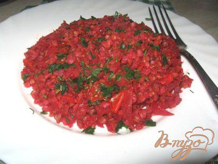 фото рецепта: Гречневая каша с овощами «Красная горка»