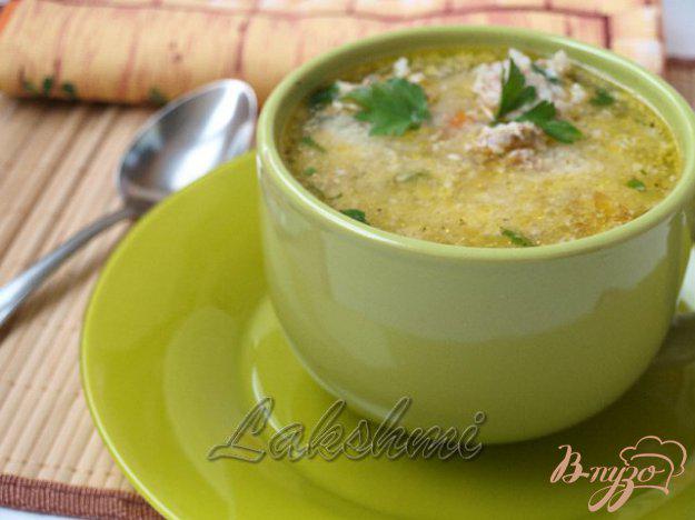 фото рецепта: Греческий суп с фрикадельками