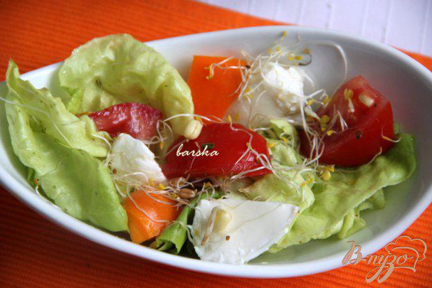 фото рецепта: Салат из овощей, с ростками