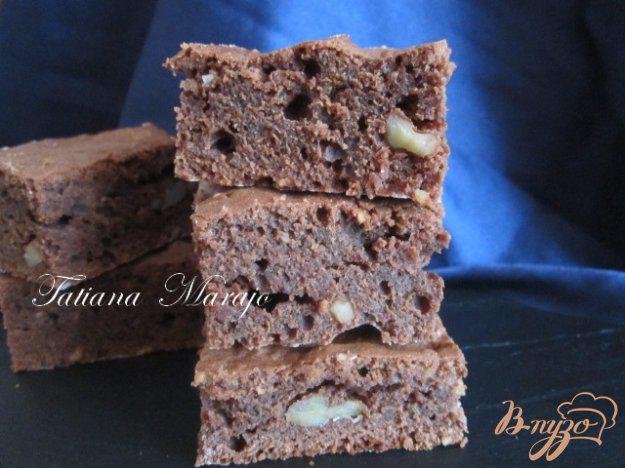 фото рецепта: Шоколадные брауни с орехами