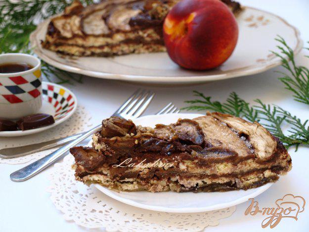 фото рецепта: Десерт из баклажанов с рикоттой и шоколадом