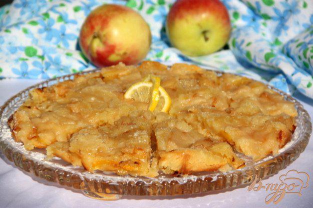 фото рецепта: Шведский заварной яблочный пирог