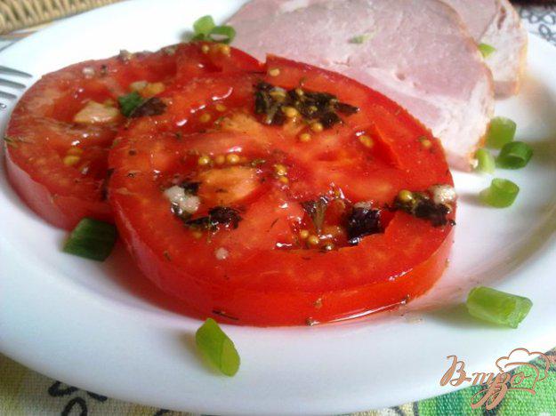фото рецепта: Маринованные помидоры за 30 минут
