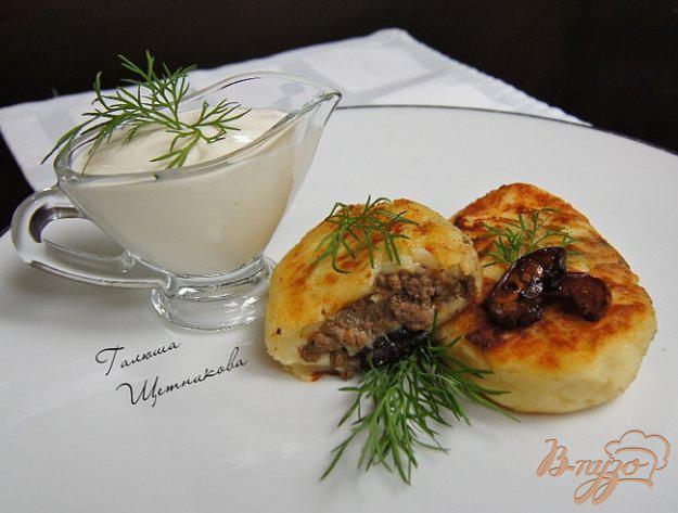 фото рецепта: Картофельные зразы с грибами и говядиной