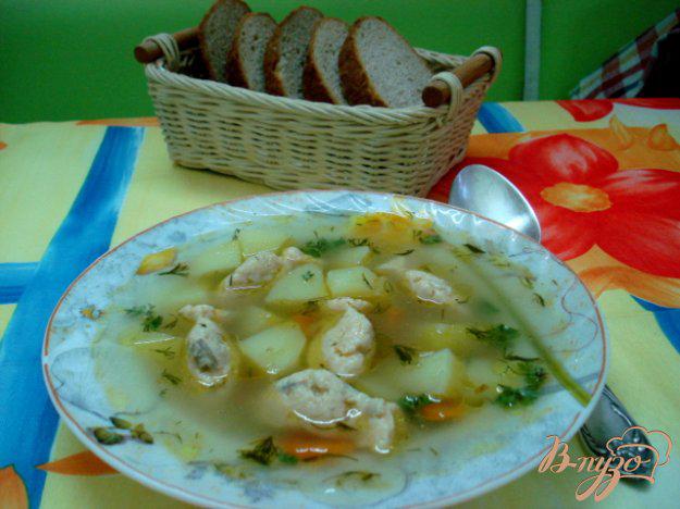 фото рецепта: Суп с рыбными фрикадельками  (бюджетный)