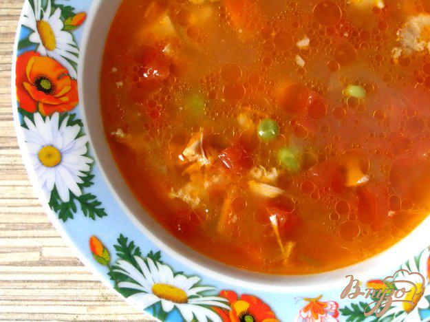 фото рецепта: Томатный куриный суп