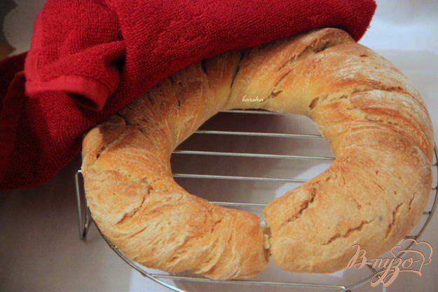 фото рецепта: Хлеб-бублик Ciambella с хрустящей корочкой