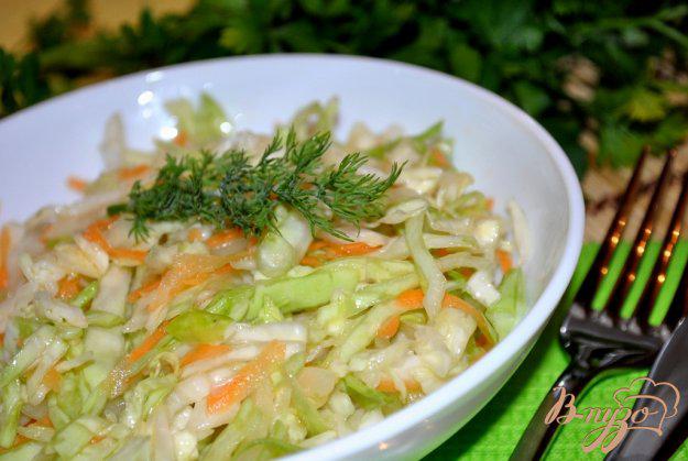 фото рецепта: Постный салат из капусты