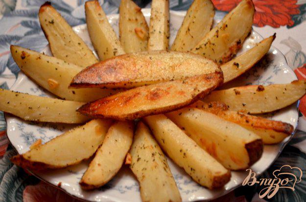 фото рецепта: Пряный картофель дольками