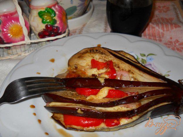 фото рецепта: Баклажаны запеченные с ветчиной и сыром