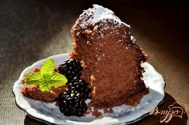 фото рецепта: Шоколадный винный кекс