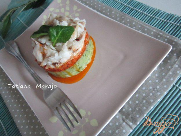 фото рецепта: Рыбное филе на овощной подушке