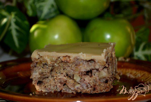 фото рецепта: Старомодный яблочный кекс с коричневой глазурью