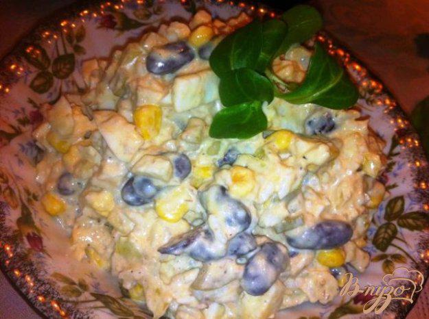 фото рецепта: Салат из фасоли и тунца.
