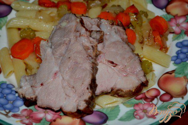 фото рецепта: Тушеное мясо с чесноком