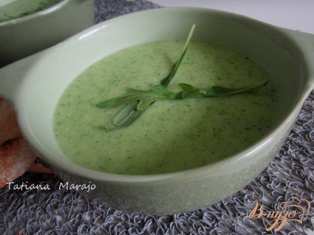 фото рецепта: Кабачковый суп с рукколой