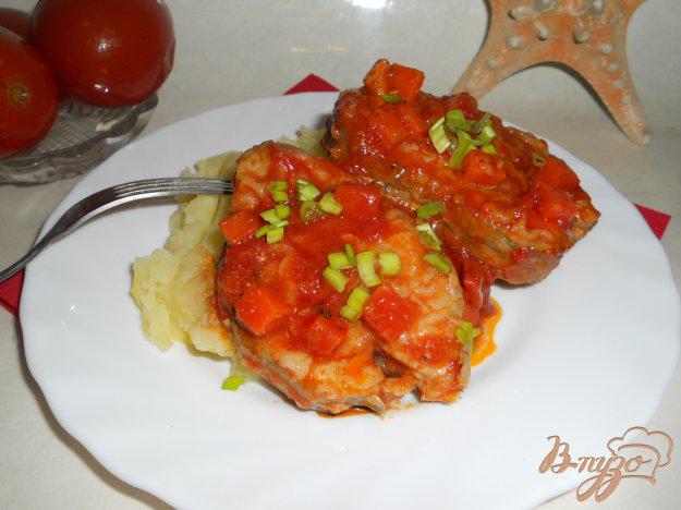фото рецепта: Рыба хоки в томатном соусе