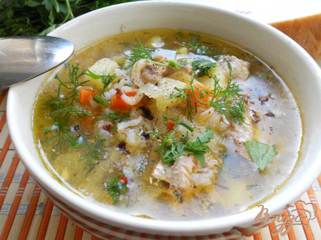 фото рецепта: Рыбный суп из консервов