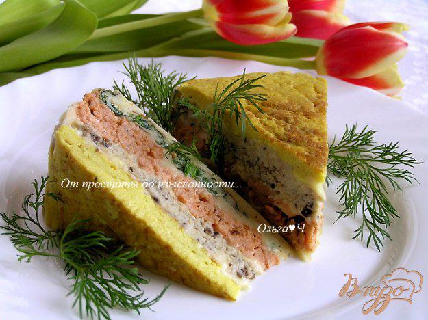 фото рецепта: Пирог из четырех омлетов от Жиля Анженье