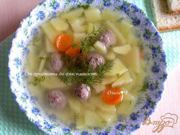 фото рецепта: Суп с фрикадельками