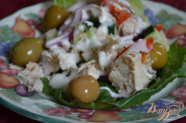 фото рецепта: Куриный салат с овощами