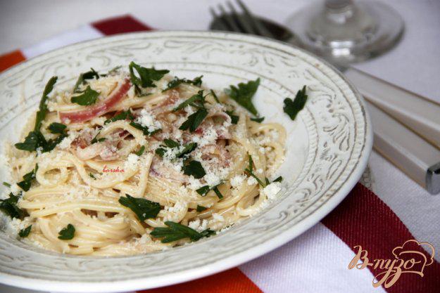 фото рецепта: Спагетти с бальзамическим уксусом. Spaghetti all`aceto balsamico