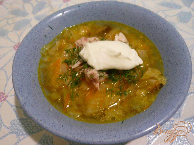 фото рецепта: Суп с капустой и кабачком