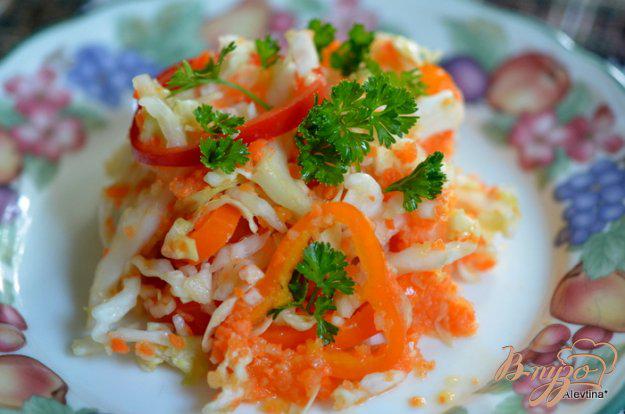 фото рецепта: Слоппи капустный салат с соусом