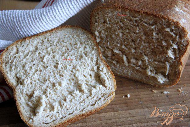 фото рецепта: Хлеб из ржаной, цельнозерновой и пшеничной муки
