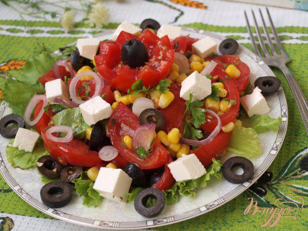 фото рецепта: Критский салат с фетой