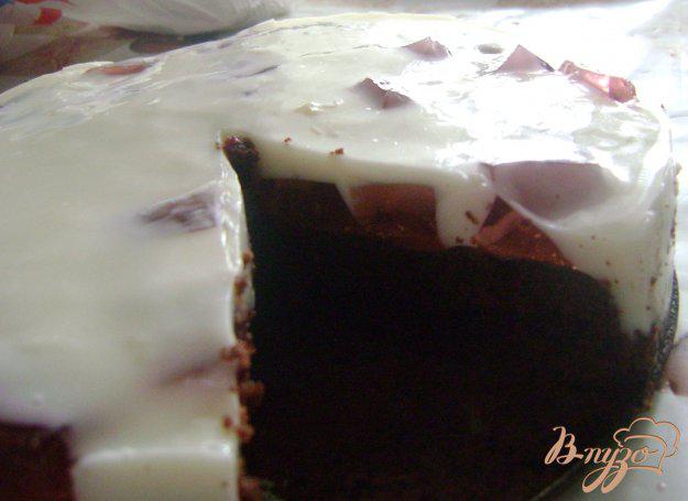 фото рецепта: Бисквитно - желейный торт