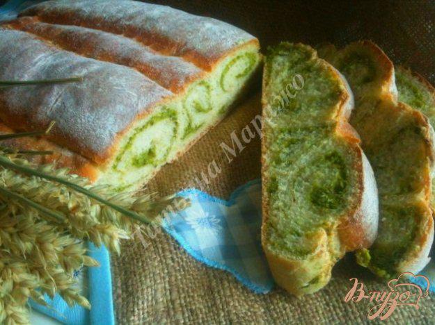 фото рецепта: Овсяный хлеб со шпинатом