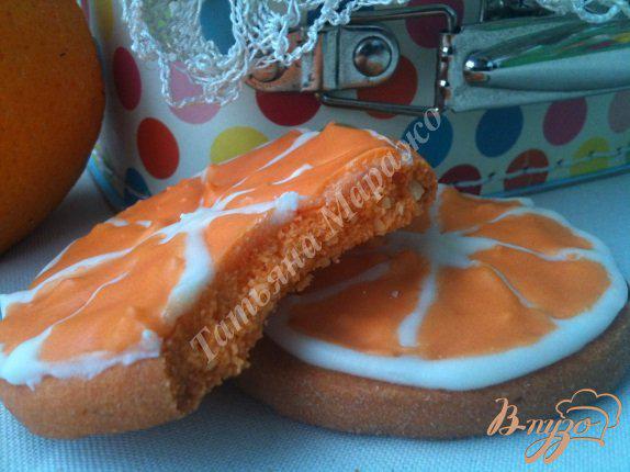 фото рецепта: Печенье «Апельсиновые дольки»