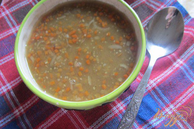 фото рецепта: Суп с чечевицей и горохом