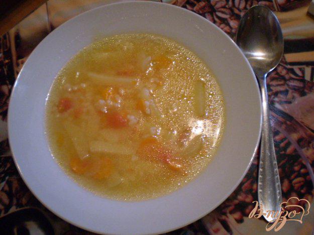 фото рецепта: Рисово-томатный суп