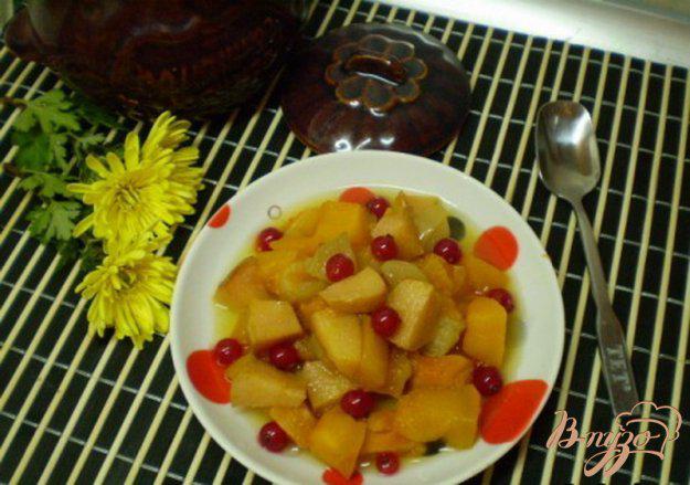 фото рецепта: Десерт из тыквы с фруктами