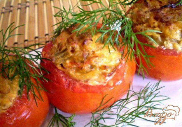 фото рецепта: Фаршированные помидоры запеченные в духовке
