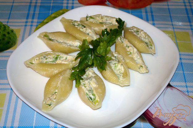 фото рецепта: Макароны ракушки с голубым сыром