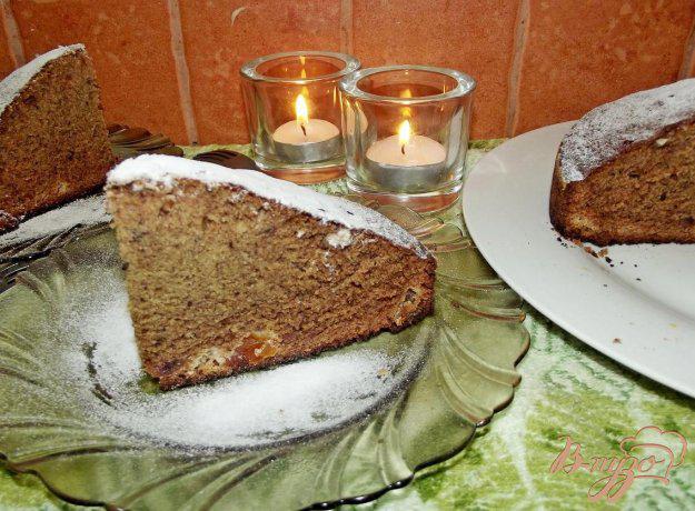 фото рецепта: Пирог финиковый с сухофруктами