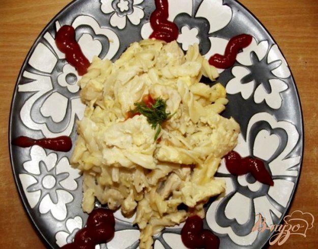 фото рецепта: Запеченный макароны с курицей и сыром