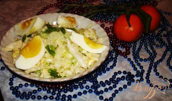 фото рецепта: Быстрый салат из капусты с сельдереем