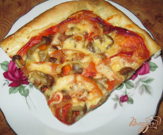 фото рецепта: Пицца с опятами
