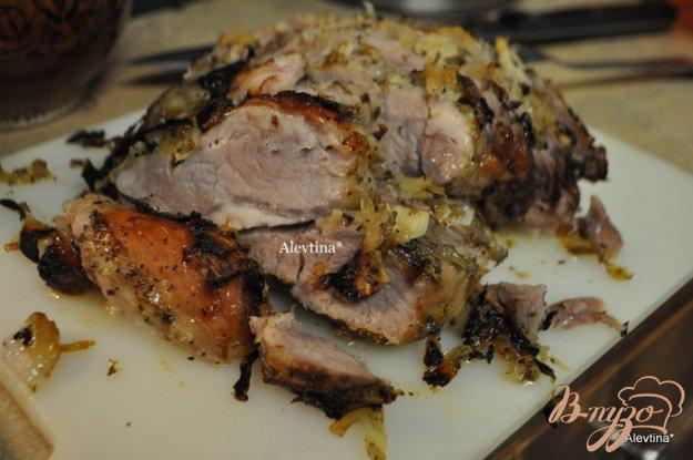фото рецепта: Жаркое из свинины с луком и цитрусом