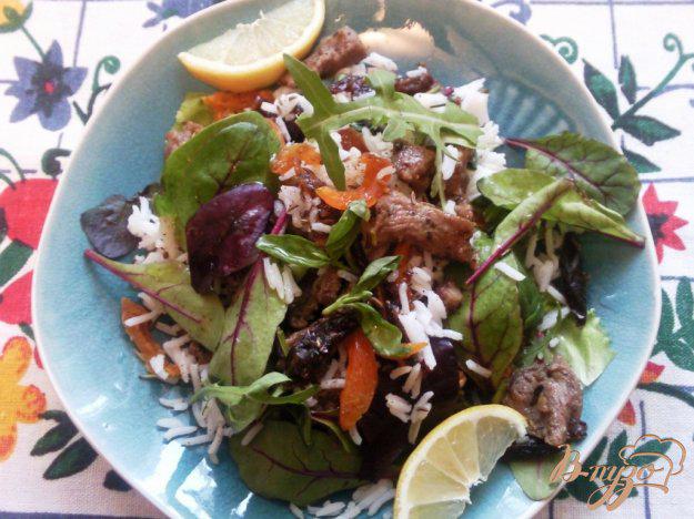 фото рецепта: Салат из баранины и риса